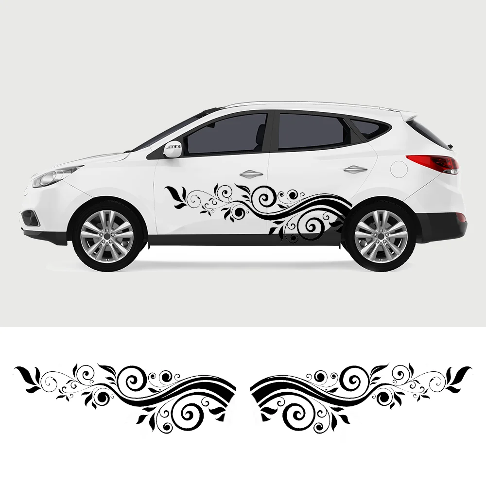 

Universal Side Skirt Car Door Sticker Decal Automobiles Auto Accessories