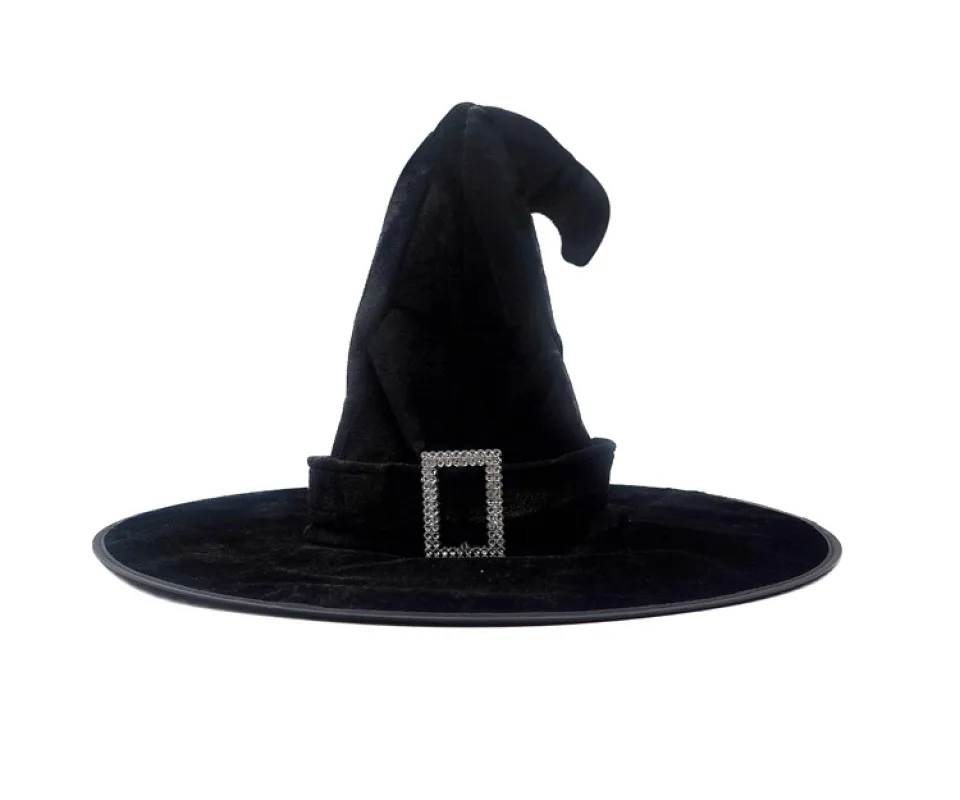 Шляпа для вечевечерние из велюра ведьма колдунья Волшебная Волшебника