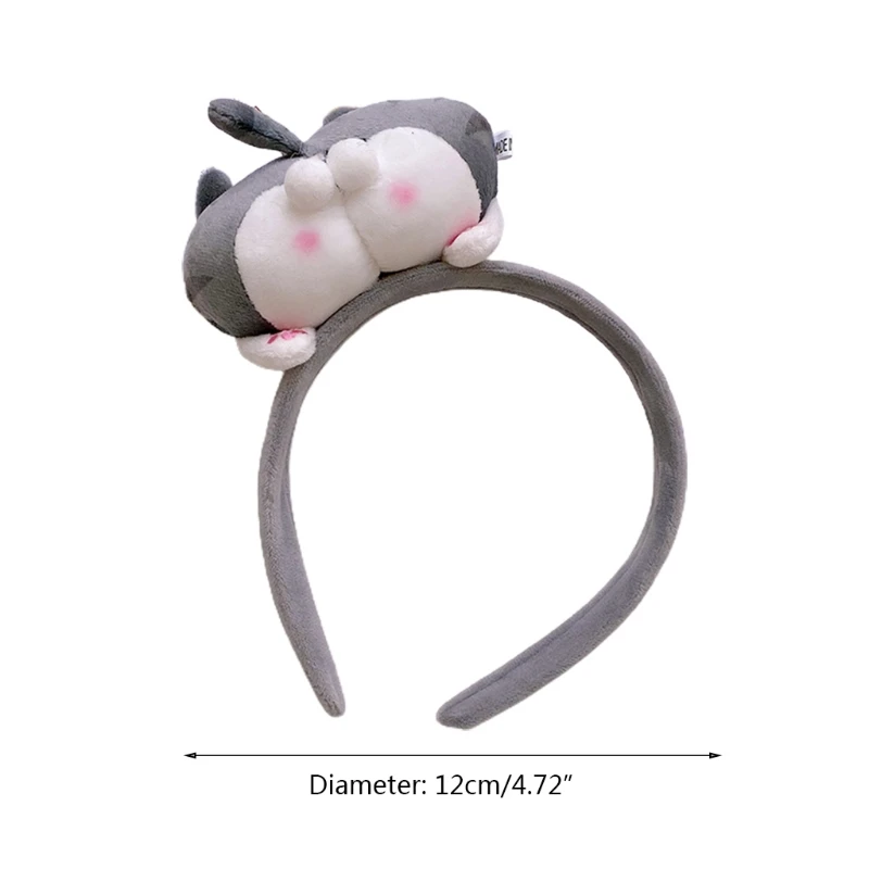 Обруч для волос с мультяшными собаками корги симпатичный держатель мытья лица