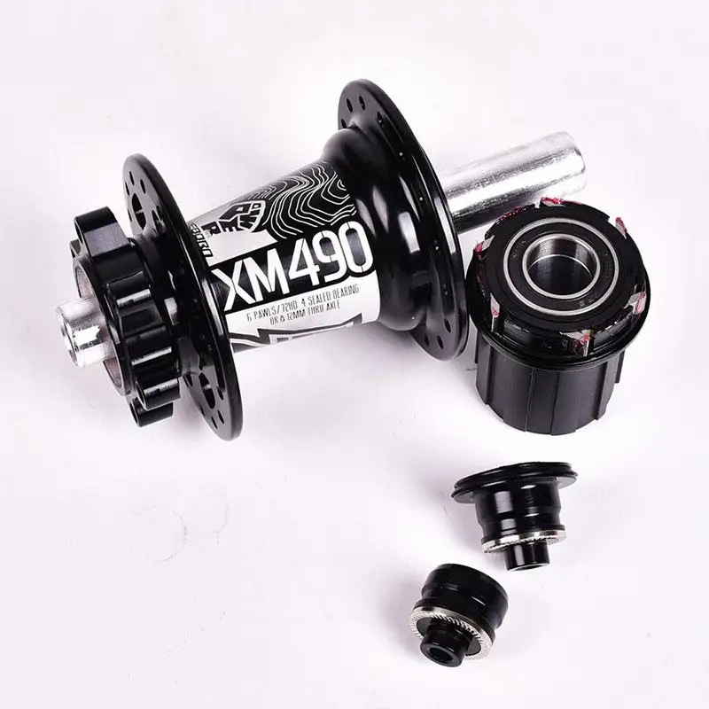 Bicycle Special Hub 141*10mm QR KOOZER XM390 72 ring four Palin mountain bike hub rear quick release 32 holes 8 10 11 12speed | Спорт и