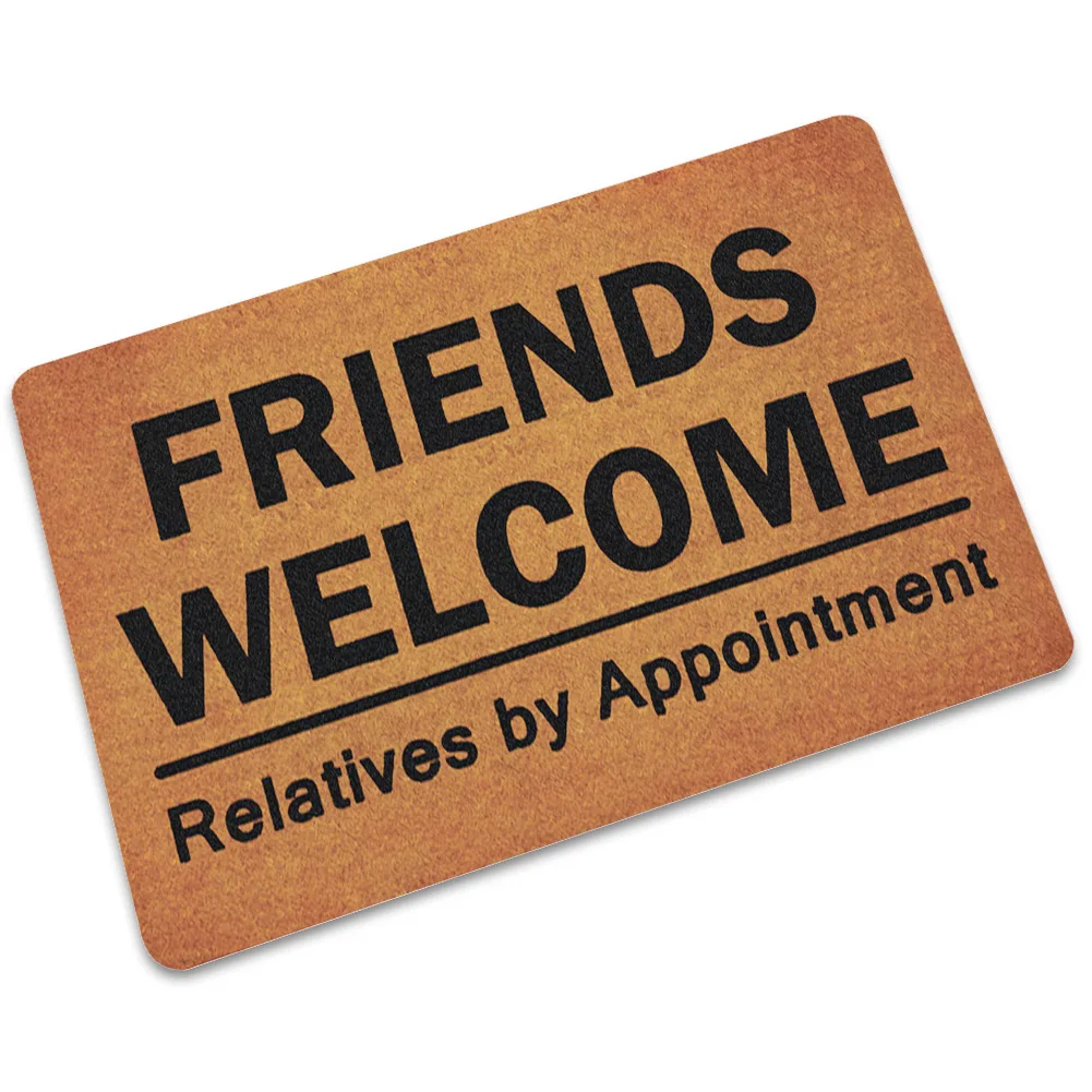 Индивидуальный нескользящий напольный коврик с надписью Придверные коврики