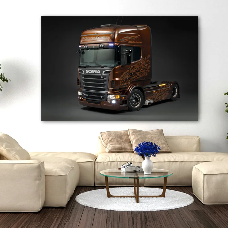 Постеры и принты Scanias R730 грузовик автомобиль обои холст художественные картины