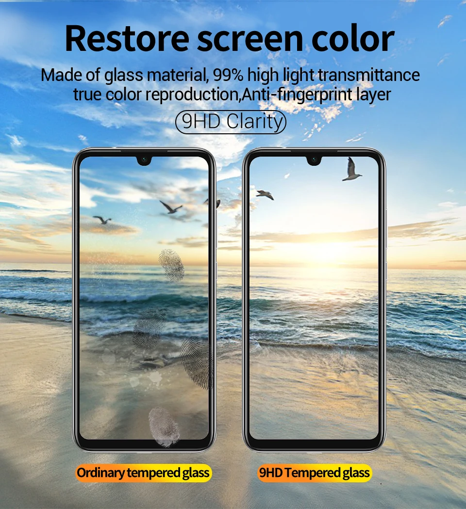 PZOZ для Red mi note 7 стекло полностью покрытое закаленное защитное стекло для xiaomi mi 9 A2 lite стекло Red mi 4X5 plus K20 note 8 pro