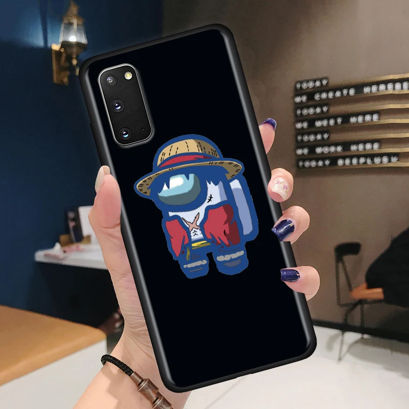 

Anime Among Us Phone Case for Samsung S10 S20 Plus 5G S20 Uitra S8 S9 Plus S7 Edge S20 FE 5G Silicone Cover Shell