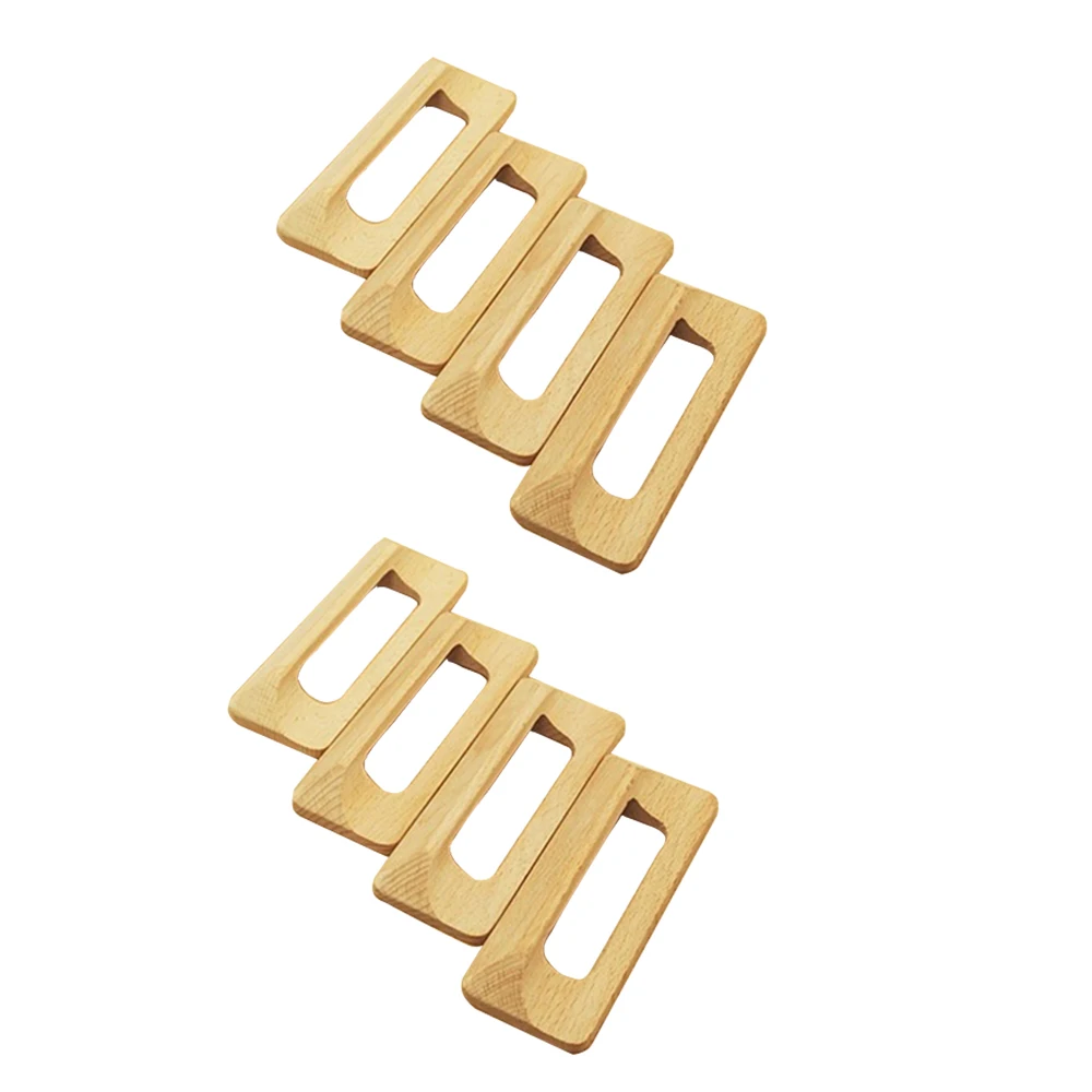 10 шт./лот Буковый кухонный шкаф из массива дерева Мебельная ручка для шкафа