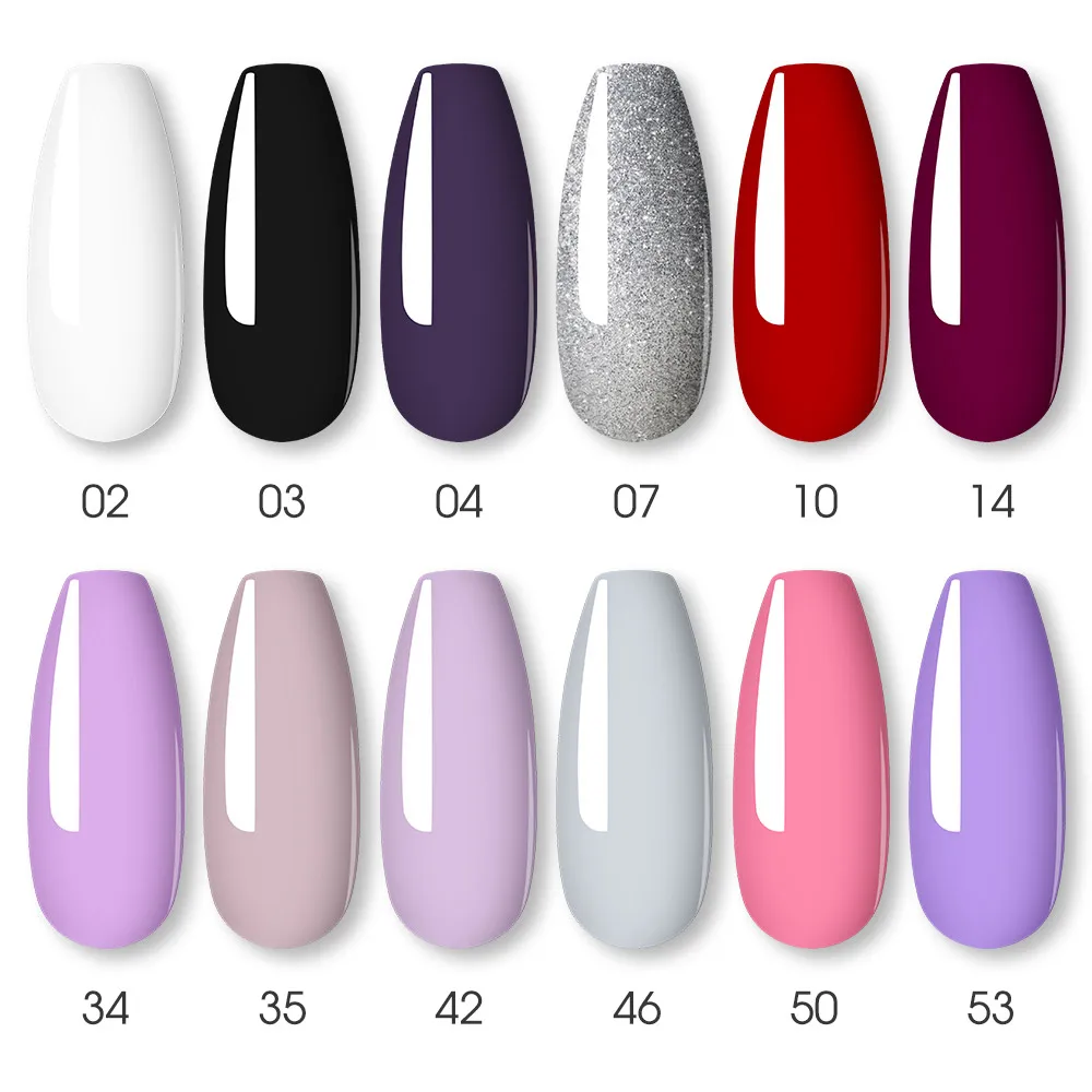 Набор неоновых гель-лаков для ногтей ROSALIND гибридные Лаки 12 шт./лот