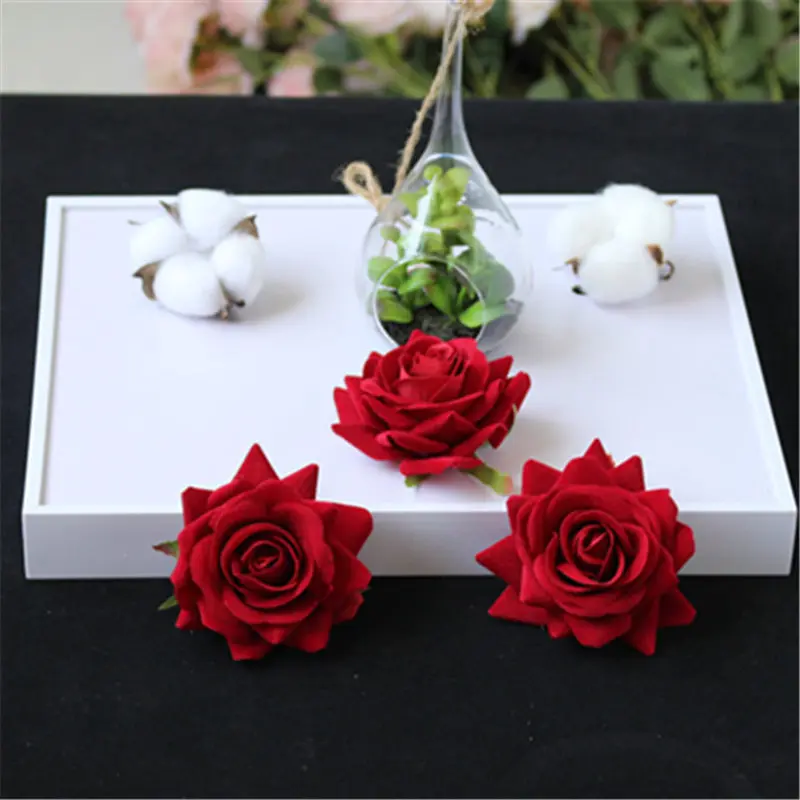 Изготовленный На Заказ искусственный Шелковый цветок с розами розовый