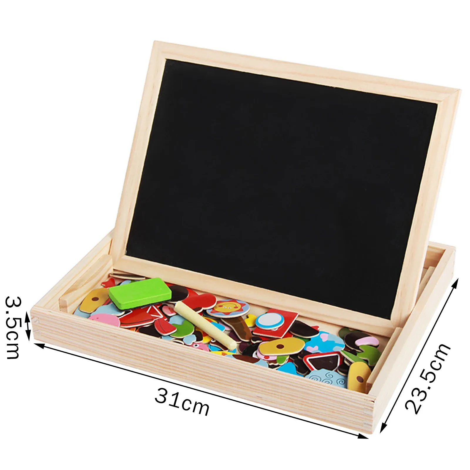

Children's Enlightenment Magnetic Puzzle Double-Sided Puzzle Drawing Board juegos de mesa para nios Gift