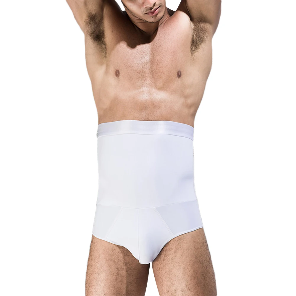 Мужские трусы боксеры с завышенной талией для похудения майка облегающая