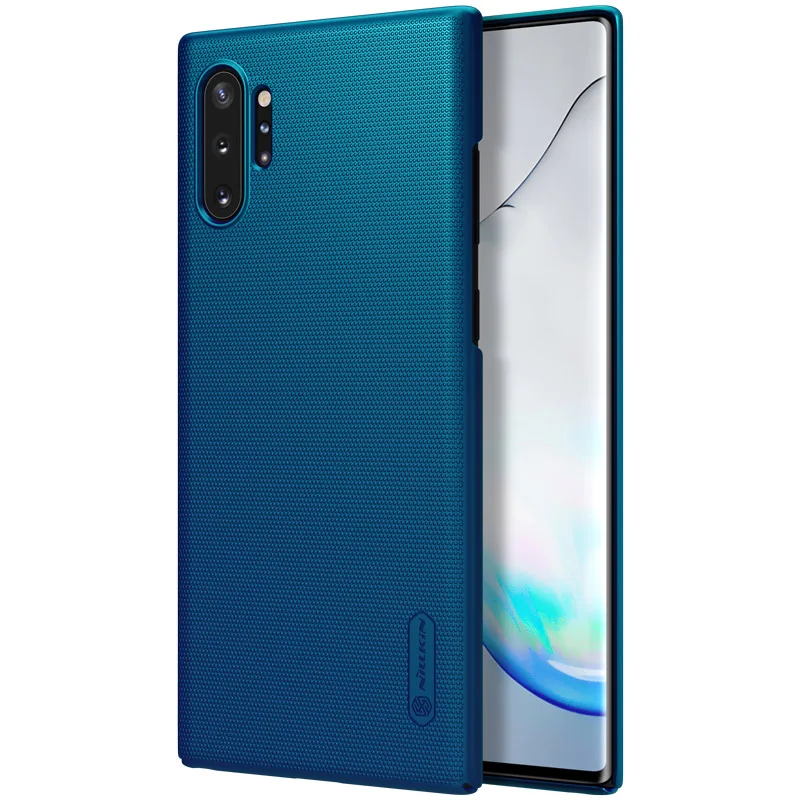 Синий Для samsung Galaxy Note 10 Plus Nillkin супер матовый защитный жесткий чехол для samsung Note 10 Plus 9 8 7 FE Nilkin чехол для телефона - Цвет: Синий