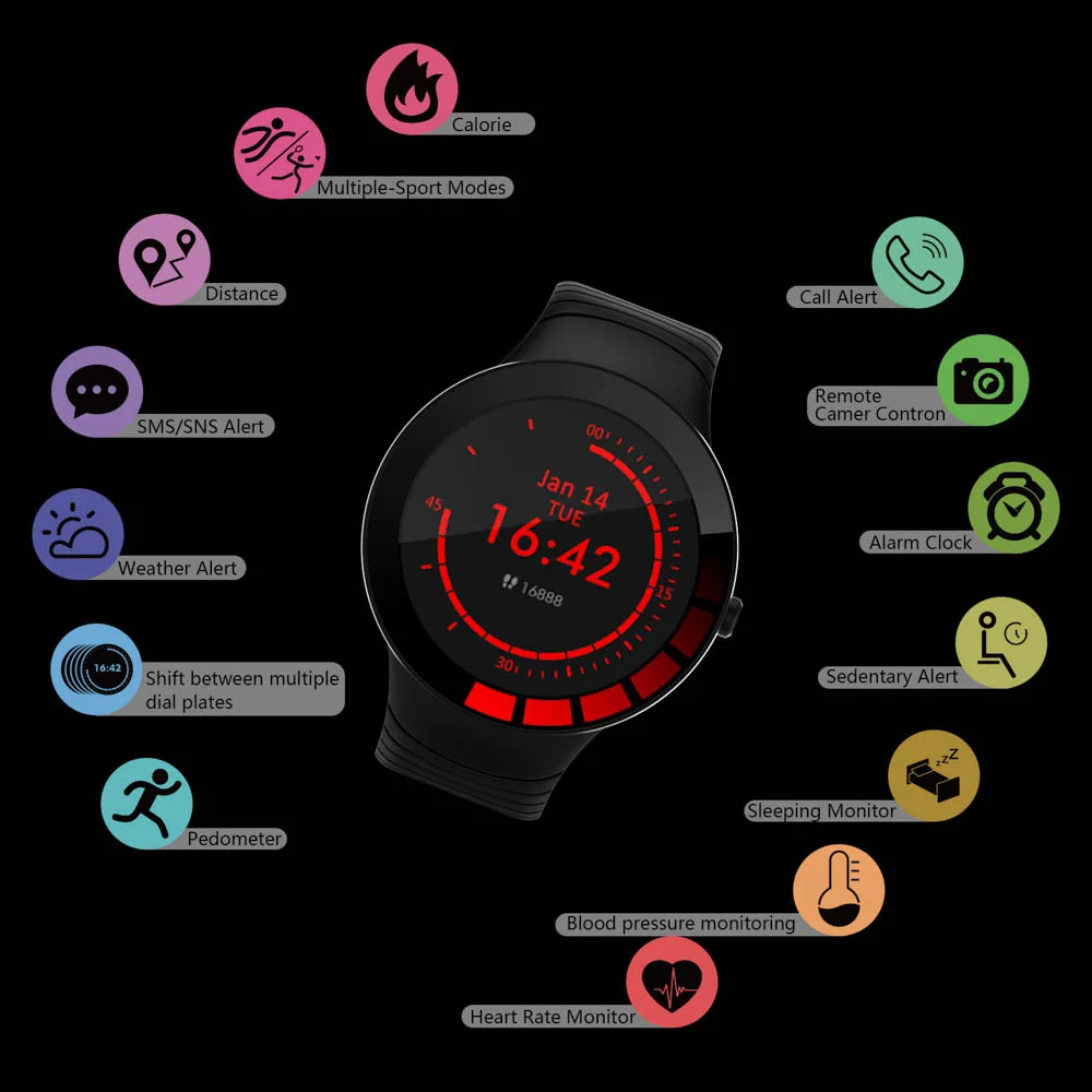 Smart Watch Men Waterproof IP68 Weather Display Smartwatch Sports Heart Rate Blood Pressure Oxygen Health Tracker | Электроника