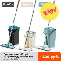 hands free mop with bucket 360 rotating flat mop home kitchen floor mop lazy mops household cleaning tool