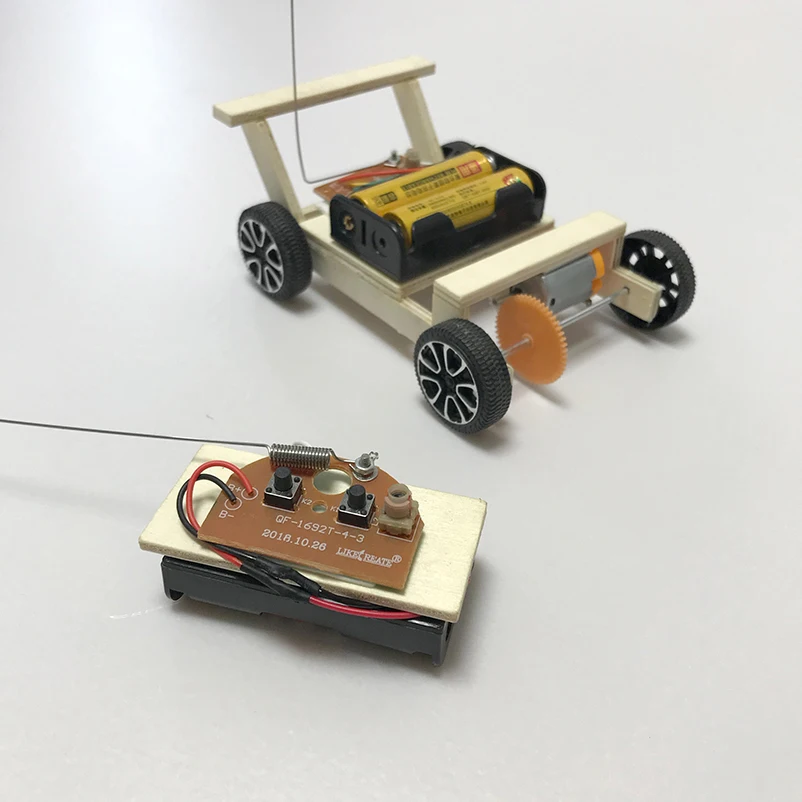 Diy Электромобиль игрушка беспроводной пульт дистанционного управления для