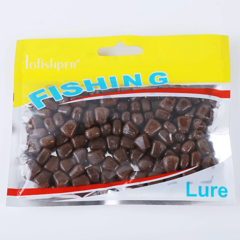 

100pcs/Pack Corn Smell Carp Fishing Lure Silicone Soft Plastic Bait Tackle Floating Lures Corn Grain Fishing Soft Bait