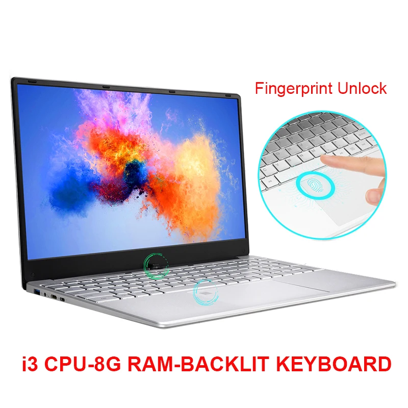 15 6 дюймов Intel Core i3 8 Гб ram ноутбук 128 ГБ/256 ГБ/512 ГБ SSD Win10 OS ips HD экран игровой с
