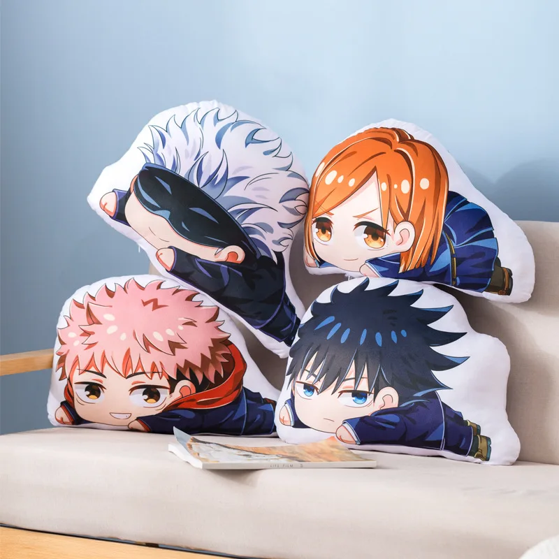 

25/45CM Anime Jujutsu Kaisen Plush Pillow Cute Cartoon Stuffed Plush Doll Fushiguro Megumi Kugisaki Nobara Gojo Satoru Toys Gift