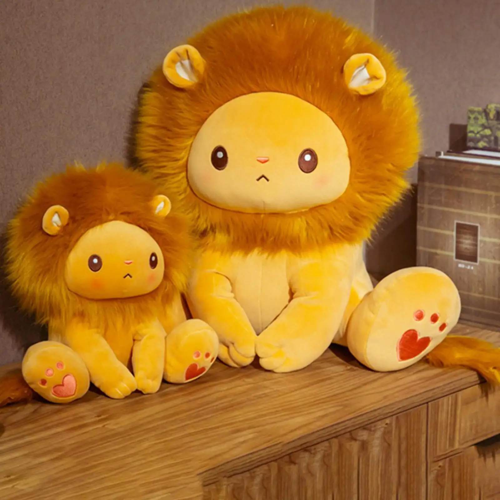 

Simulation Lion Doll Plush Toy Stuffed Animals Birthday Gifts Christmas Gifts Doll Toys for Kids Children Girls Toddlers Boys