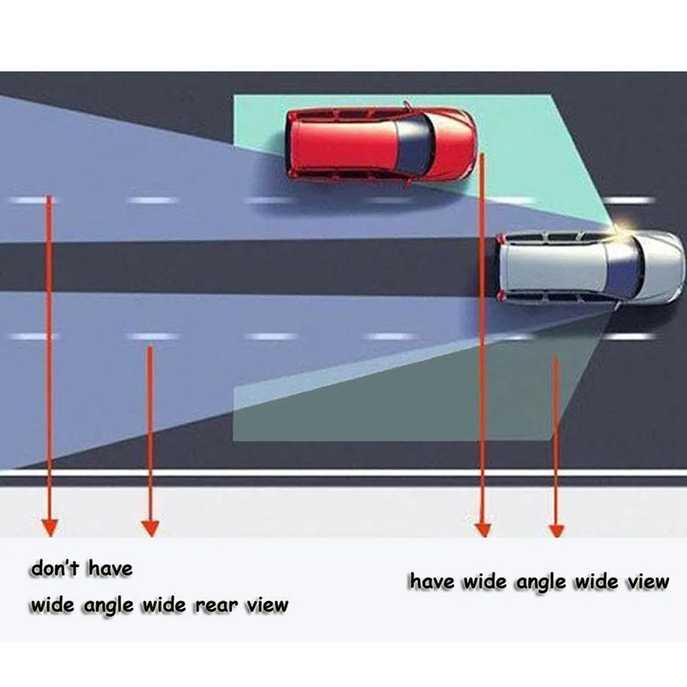 Новинка 2 шт. (= 1 пара) Автомобильное Зеркало для грузовика широкоугольное