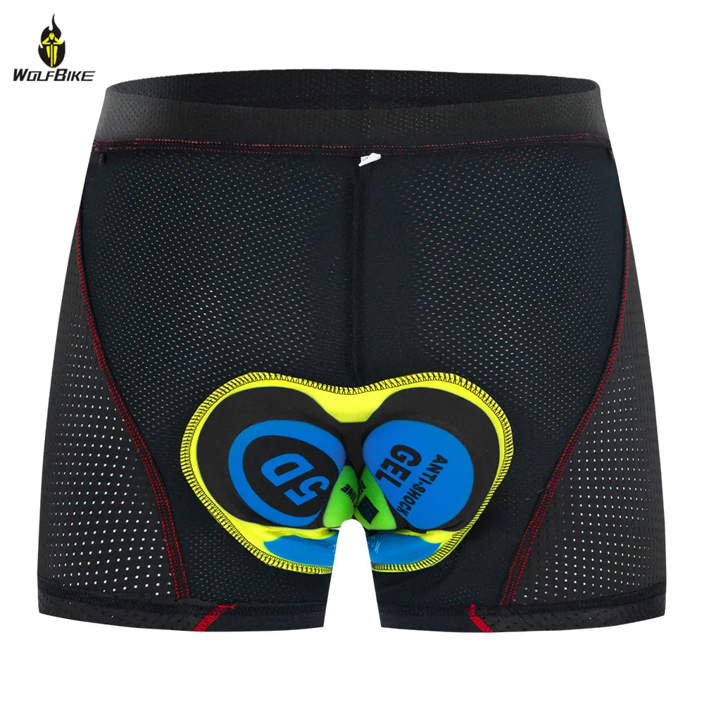WOSAWE дышащее Велосипедное нижнее белье шорты для мужчин гелевые подушечки