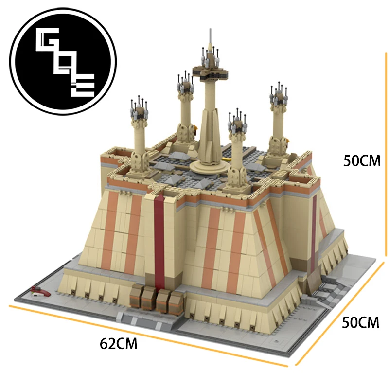 

DIY Star Plan Series THE JEDl TEMPLE MOC-40522 Laboratory Creative Architect Building Blocks Bricks intelligent Toys Kids Gifts