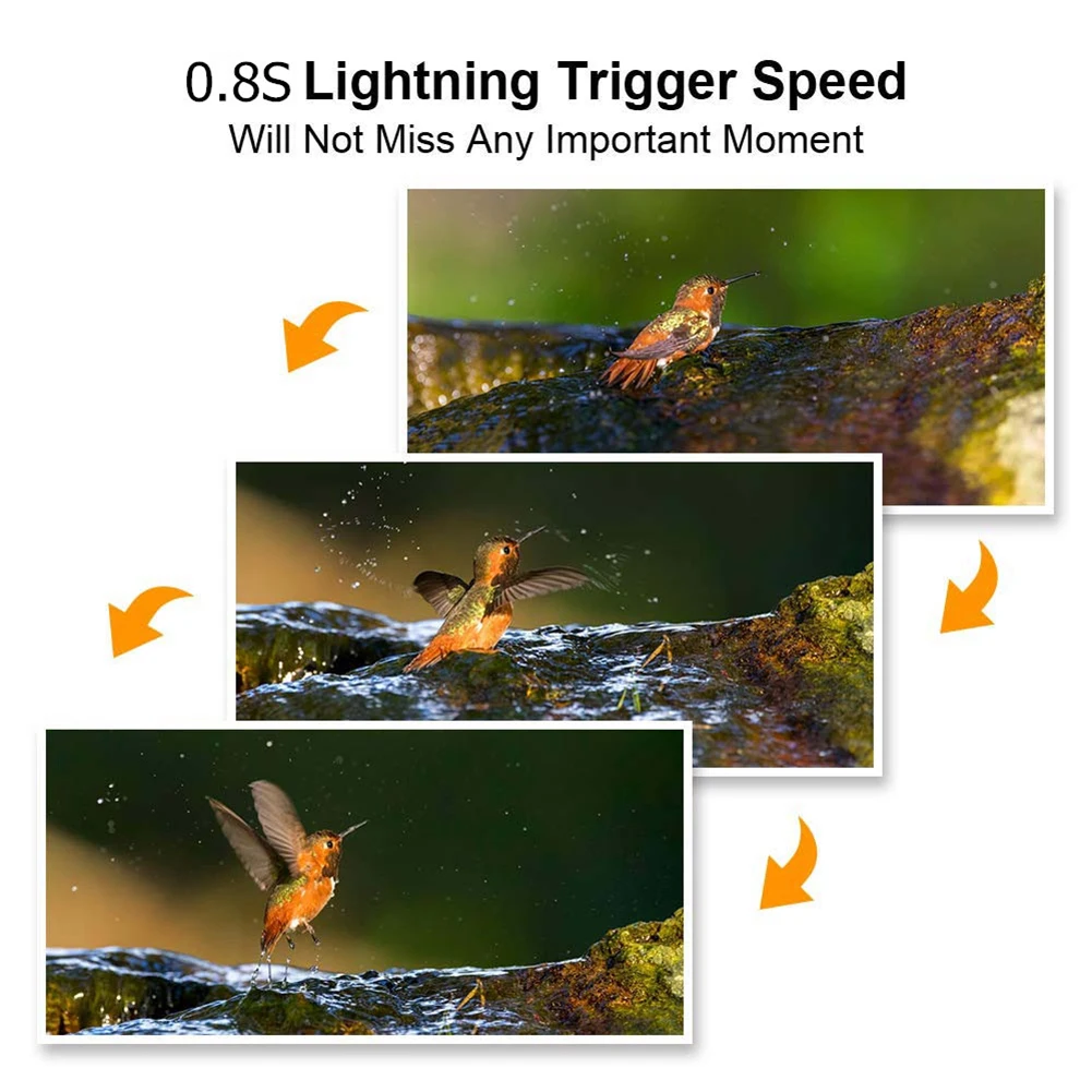 

Hunting Camera 12MP 1080P 120 Degrees PIR Sensor Wide Angle Infrared Night Wildlife Trail Thermal Imager Video Cam