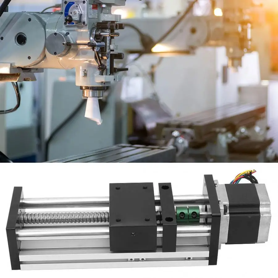 Подшипник линейные рельсы из алюминиевого сплава двойной вал шариковый винт