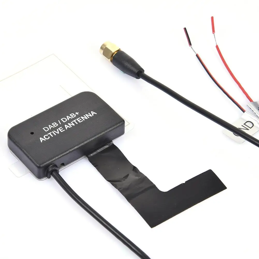 12 В Стеклянное крепление для автомобиля DAB цифровое радио патч Антенна Клейкая