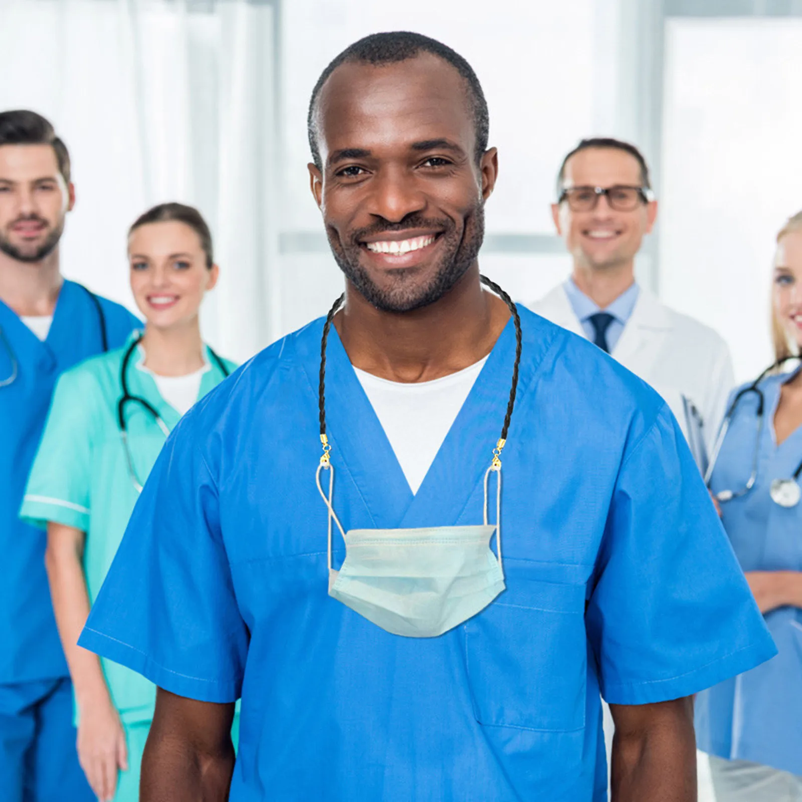 

Adjustable Face Mask Lanyard Handy Convenient Holder Rope Anti-lost Anti-drop Mask Hanging Neck Rop Halter Ropes Mask Supplies