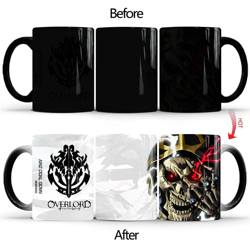 350 мл аниме JK Overlord Ainz Ooal платье косплей Марк меняющий Цвет Череп момуна ежедневные