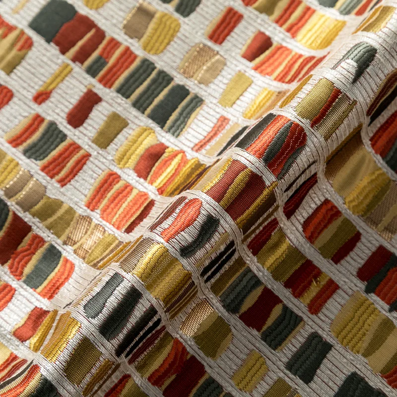 Цветные жаккардовые абстрактный текстурный Китайский стильный журнальный