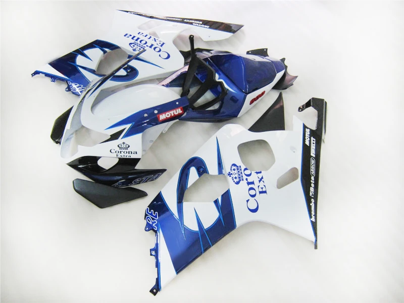 Полный комплект обтекателей для Suzuki K4 2004 2005 GSX R750 GSXR600 комплекты GSXR 600 04 05 белый