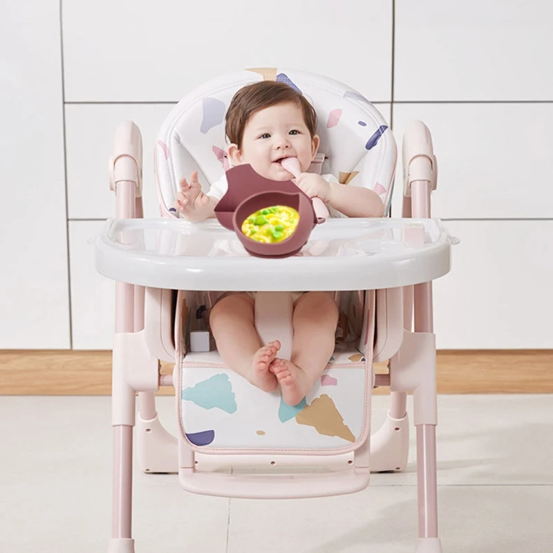 

3Pcs Baby Tableware Set Newborn Bibs+Dinner Plate+Spoon Set Waterproof Food Grade Silicone Feeding Saliva Towel Bib Fashionable