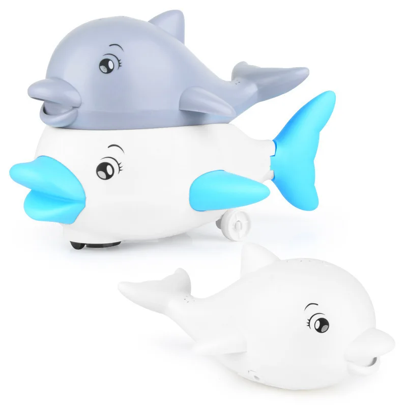 1 шт. струи воды дельфин Электрический Baby Shower игрушки для ванной светильник и