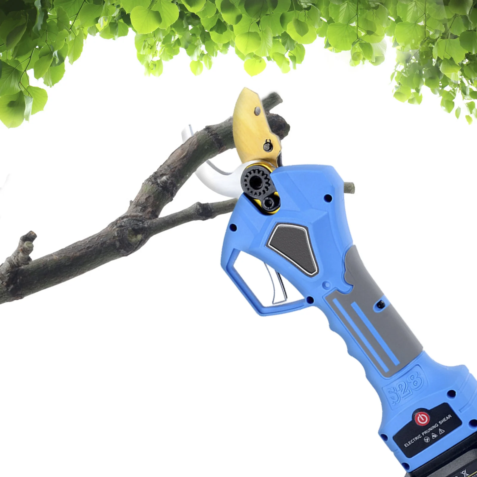 

16.8V Cordless Electric Pruning Shear 28mm Opening Branch Pruner Efficient Fruit Tree Bonsai Pruning Branches Cutter Power Tools