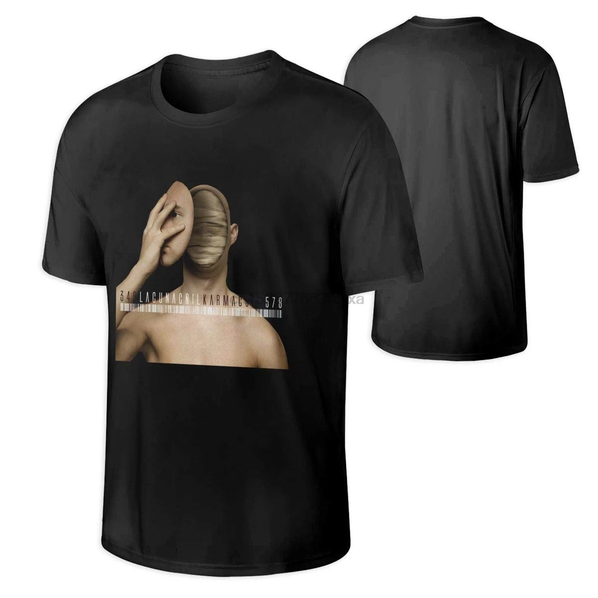 

Mans Lacuna Coil Karmacode Music Band Funny Cotton Tshirts Gift