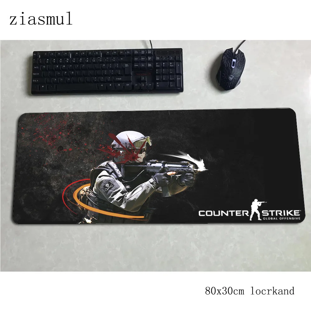 Гелевый коврик для мыши csgo 800x300x3 мм игровой компьютерный геймпад ПК под заказ
