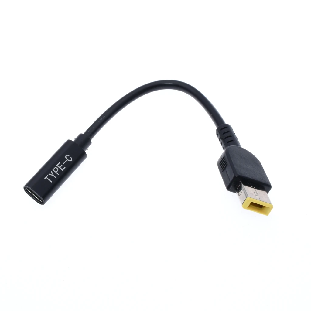 Ноутбук DC адаптер питания Разъем конвертер кабель Шнур usb Тип C женский в