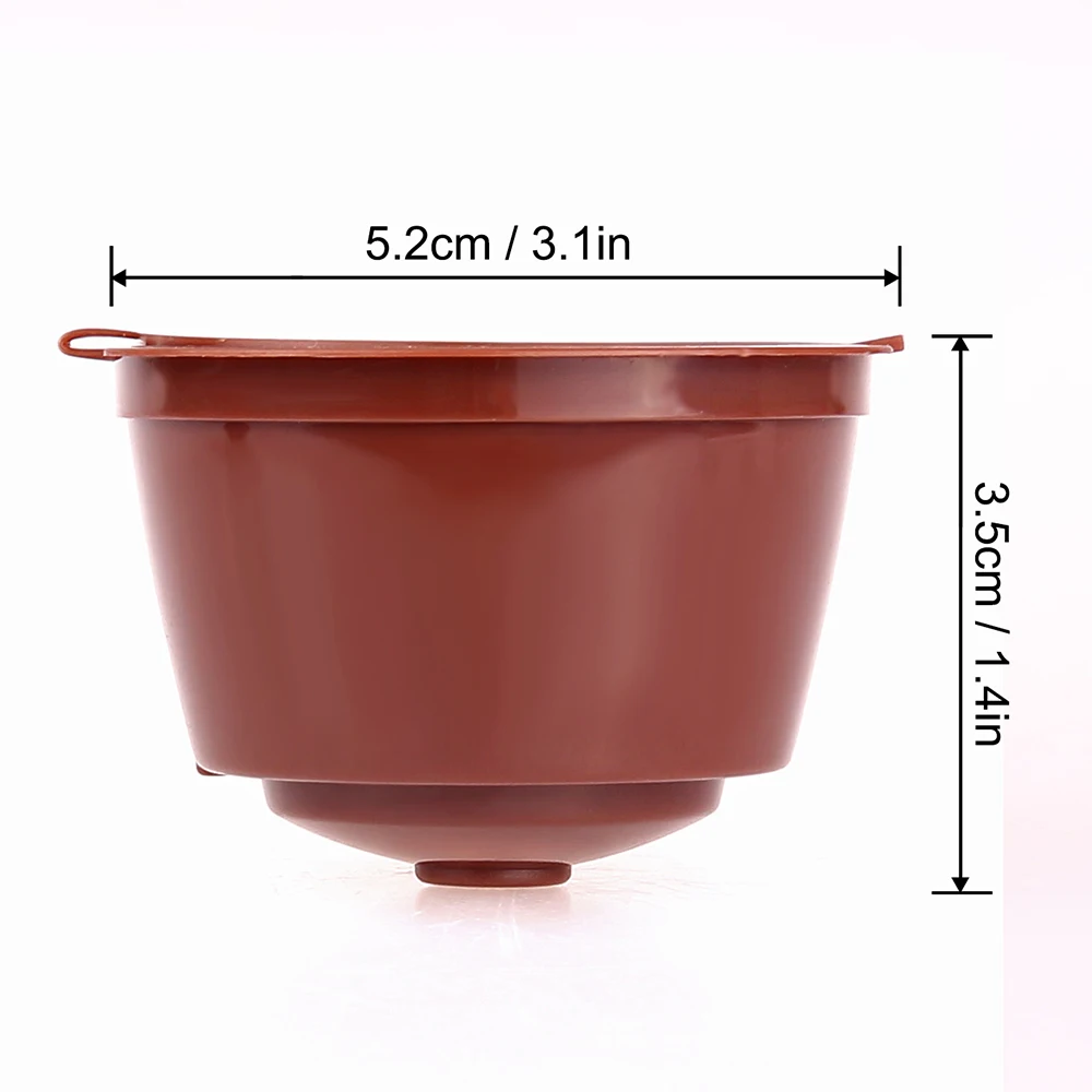 Reusable Coffee Capsule for Dolce Gusto Models Refillable Filters Baskets Pod Soft Taste Sweet Refilling Filter Coffeeware Gift | Дом и сад