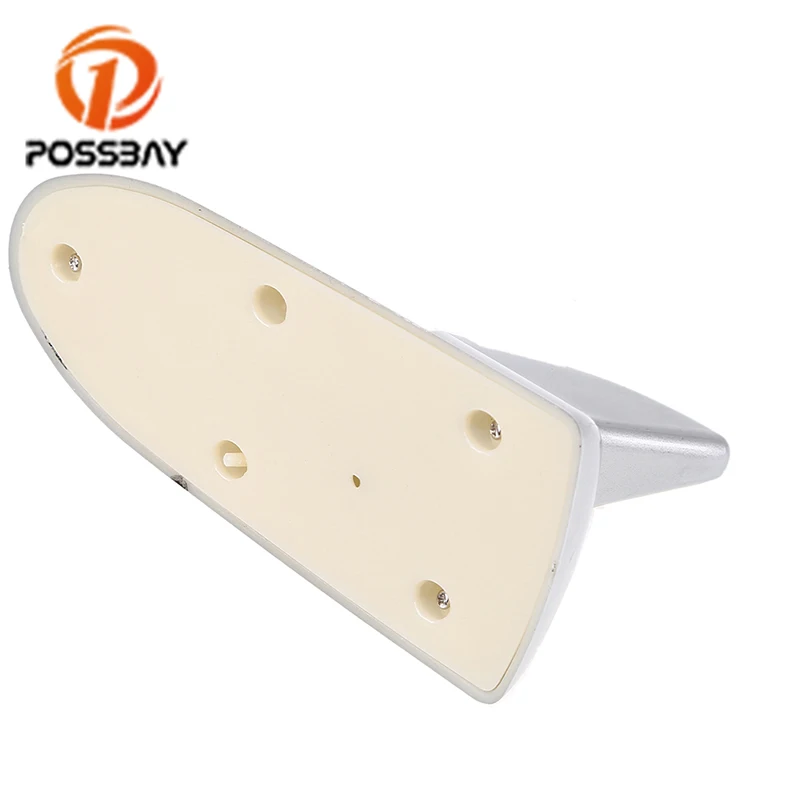 Автомобильные наклейки POSSBAY серебристого цвета с антенной в виде плавника акулы