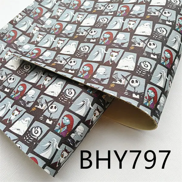 BHY797 A4 20*33 см 10 листов с рисунками героев мультфильма искусственная кожа винил BHY779 - Цвет: BHY797