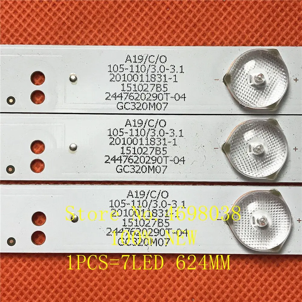 3 шт./лот светодиодная подсветка для AOC 32PHF3559 LED 32B900V лампа GC32D07 ZC21F 07 303GC320033 1 шт. =