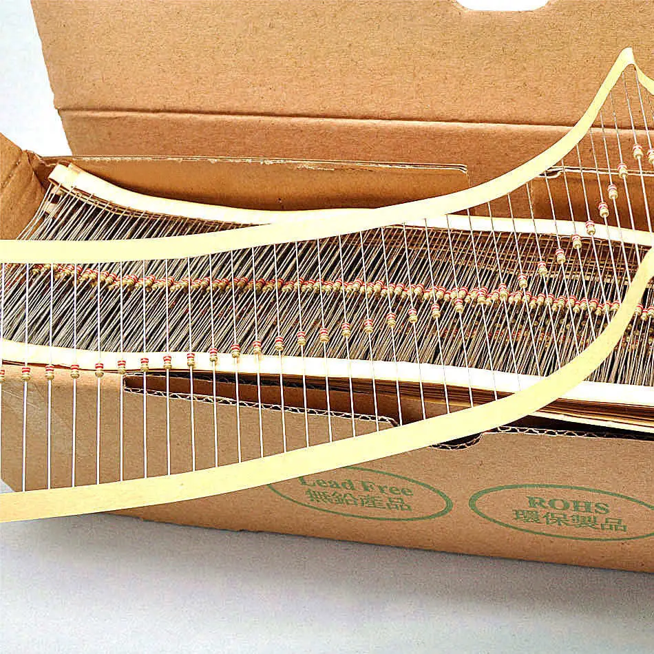 

500pcs Carbon Film Resistor 5% 1/6W - Full Range of Values 1-10M