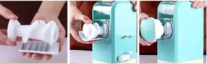 

040Manual Mixer Stainless Steel Blade High Quality Multi-function Meat Grinder Rotary Machine Kitchen Meat Grinder Good New
