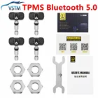 Новая система контроля давления в шинах шин Давление сигнализации Системы Сенсор для переговорное bluetooth-устройство для 5,0 TMPS AndroidIOS система контроля давления в шинах Давление мониторинга Системы