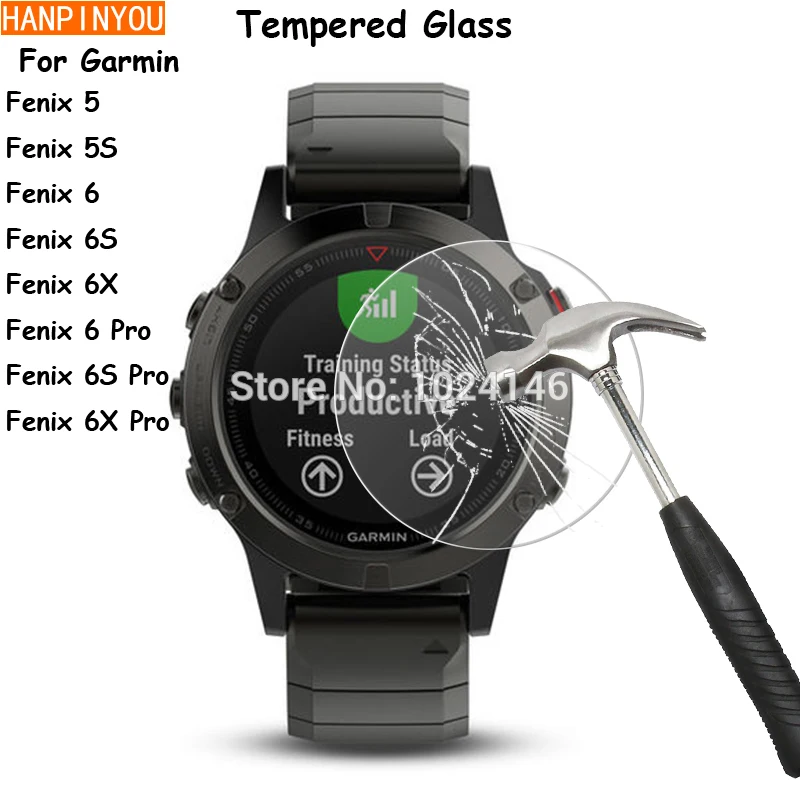 Для смарт-часов Garmin Fenix 5 5S 6 6X6 S Pro, прозрачное закаленное стекло, защита экрана, ультратонкая Взрывозащищенная защитная пленка