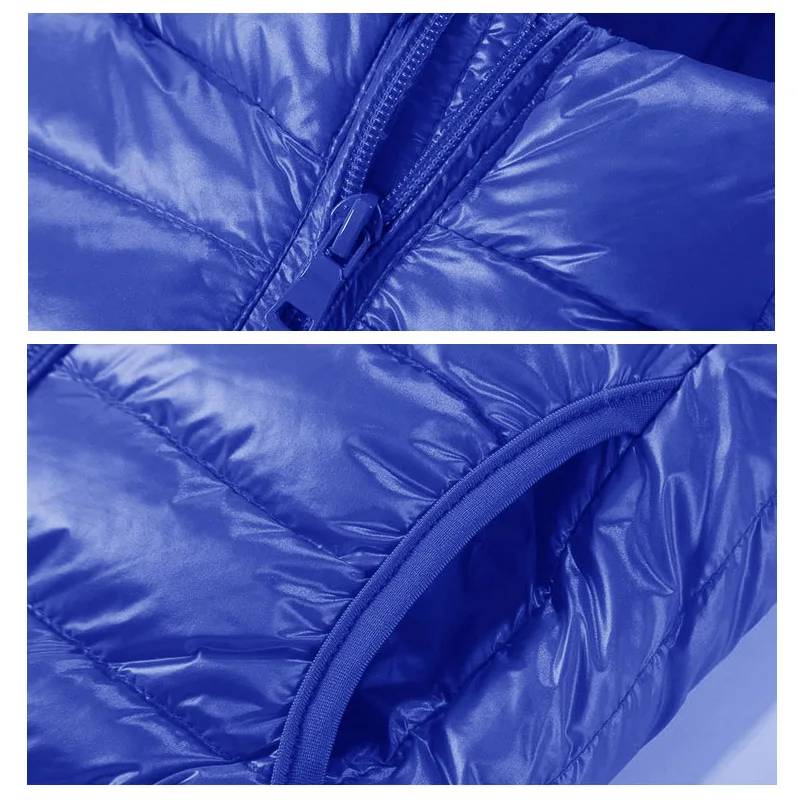 

KIDS Ultra Light Natural White Duck Down Hooded Vest Lightweight BABY Vest Autumn Winter Windproof Warm Waistcoat Children TOPS