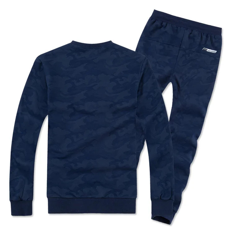 Мужской свободный стильный спортивный костюм камуфляжный из 95% хлопка для улицы