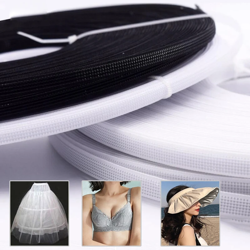 

5 Yards Clear Plastic Corset Bone Wedding Dress Support Stereotypes Materials For DIY Crafts Sewing Bra Strip Decor