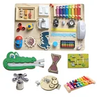 Материал для занятой доски, аксессуары для самостоятельной сборки, Монтессори, аксессуары для игр, навыки, игрушки, детали, игрушки для детей, подарок