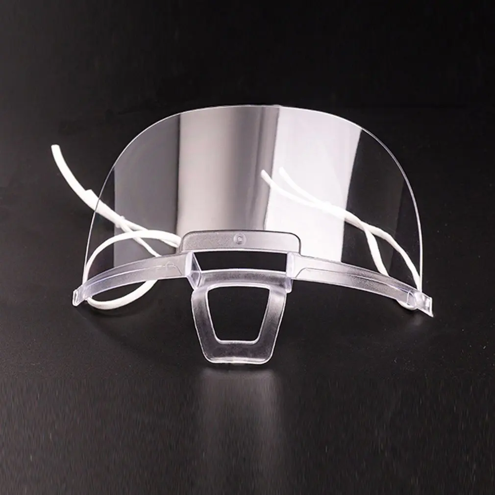 

10pcs/Set Health Care Tool Transparent Masks Permanent Anti Fog Catering Food Hotel Plastic Kitchen Restaurant Masks